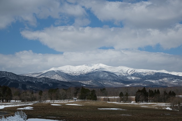 深山牧野の風景写真