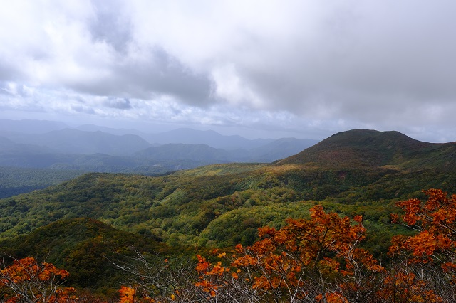 栗駒山の紅葉の写真