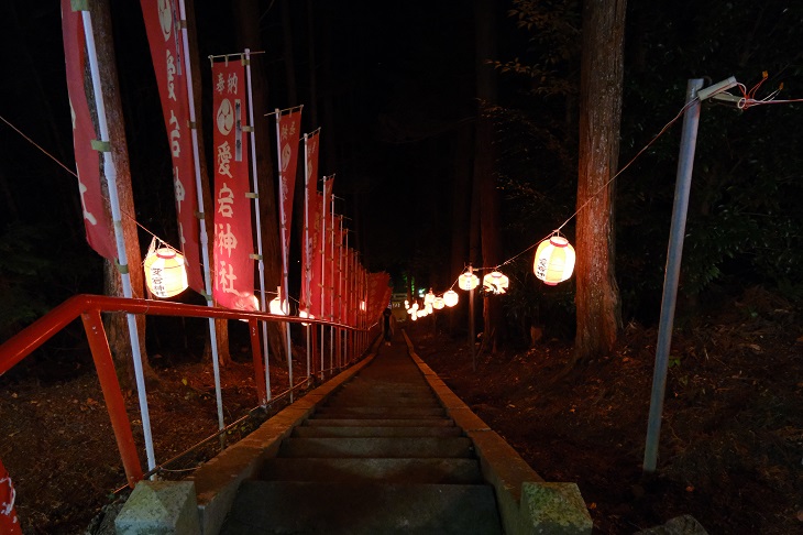 愛宕神社の元朝参りの風景写真