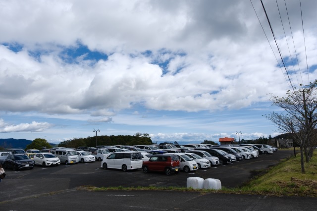 駐車場の風景写真