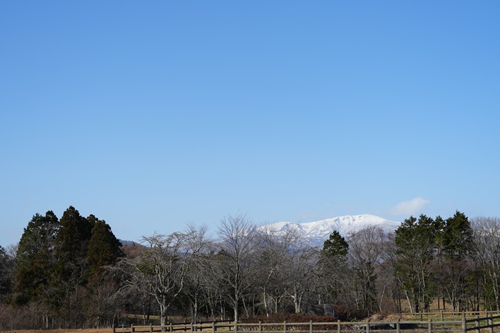 栗駒山の雪の風景写真